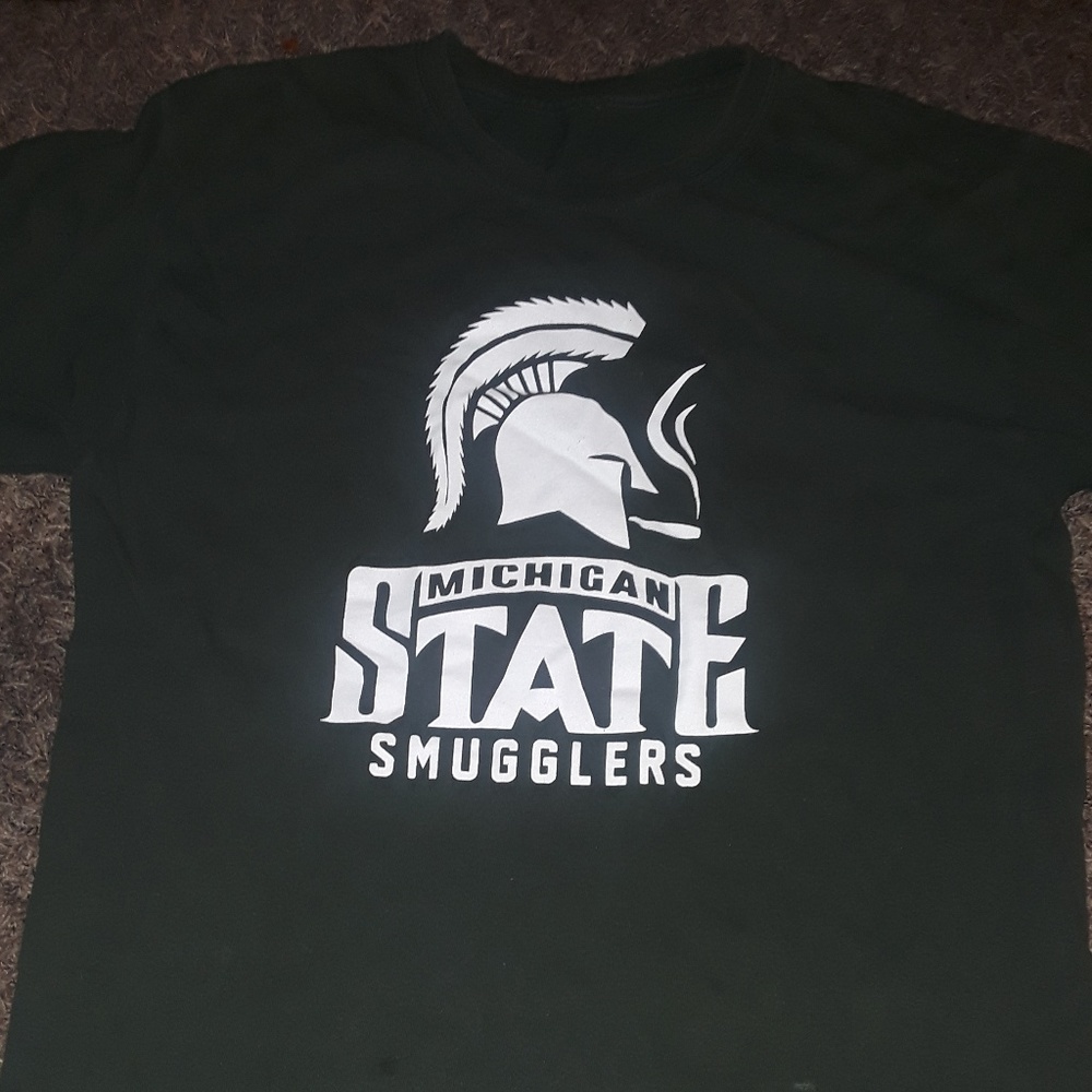 "Over The Moon" Michigan State 420 Tee